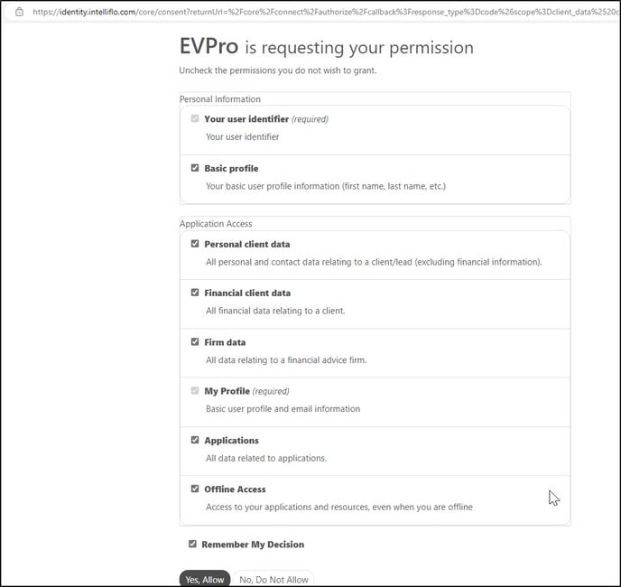 IO Permissions Prompt